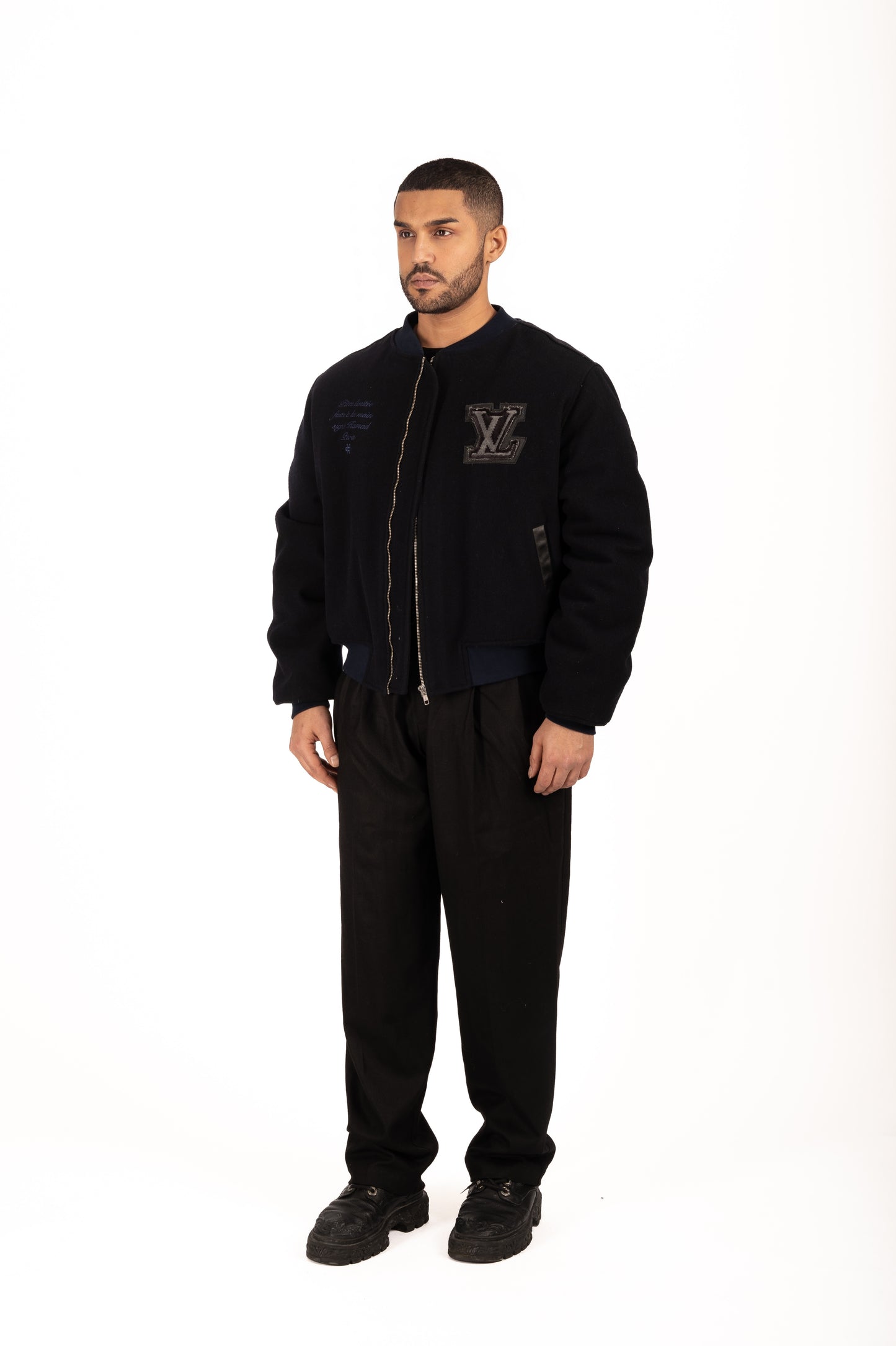 Bombers upcyclé Blue Cloud