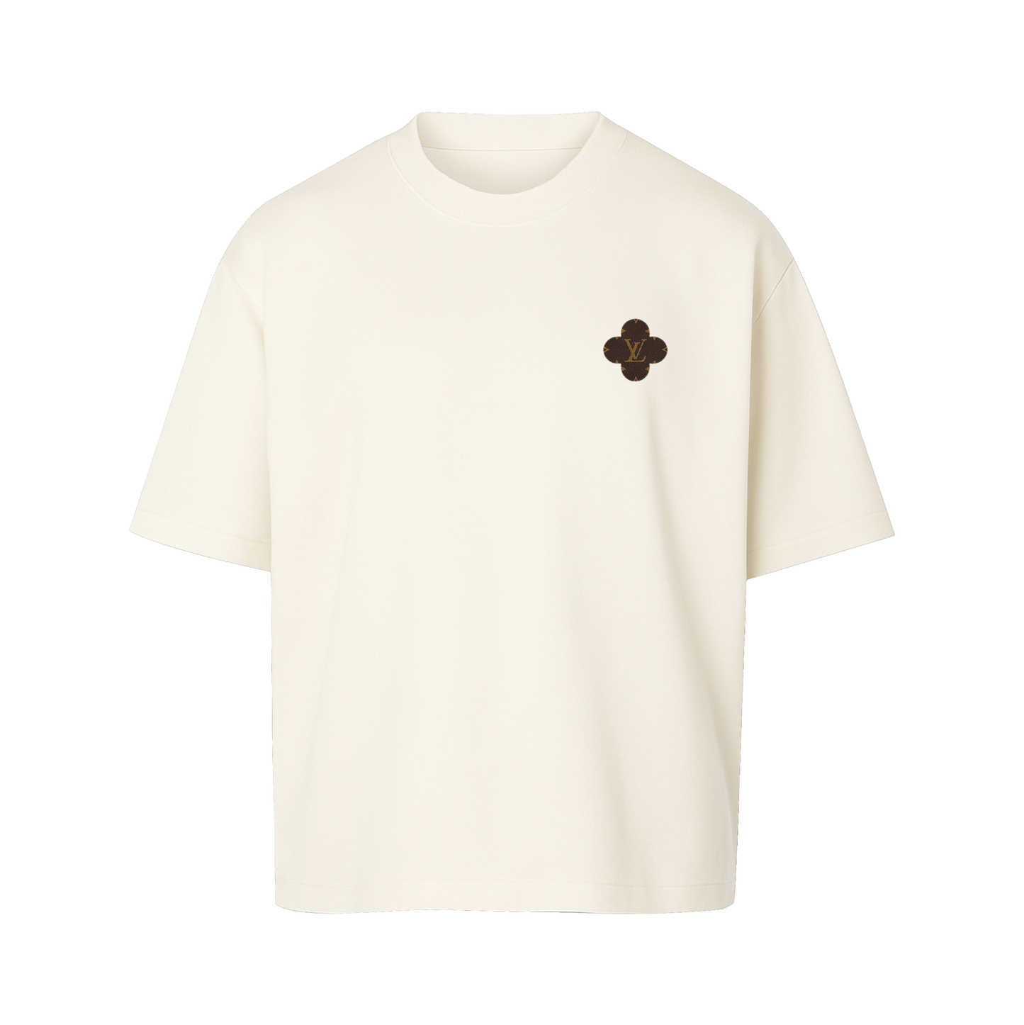 t-shirt white flower 2