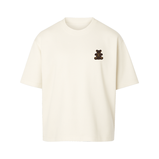 t-shirt white bear 2