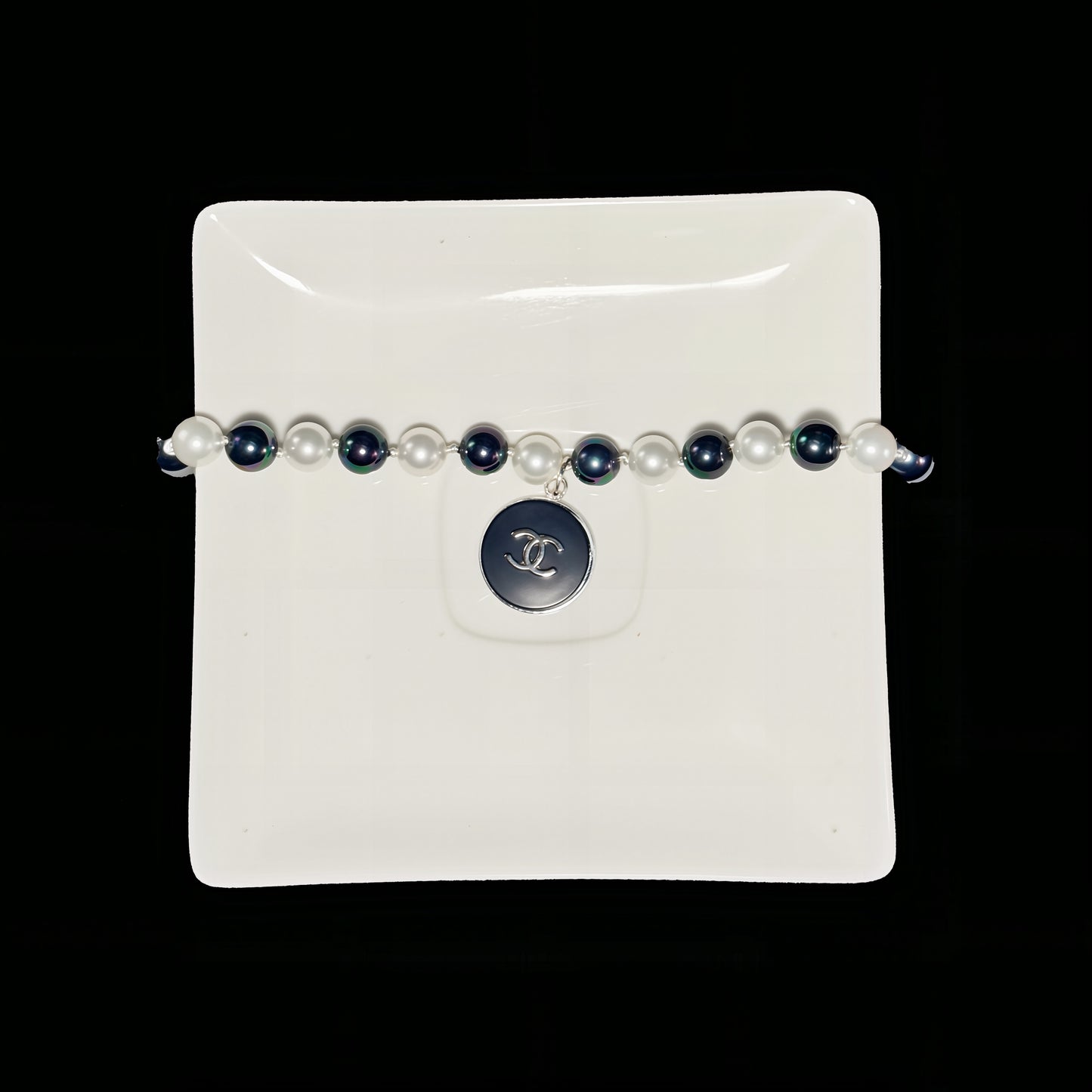 Pendentif pearl azur