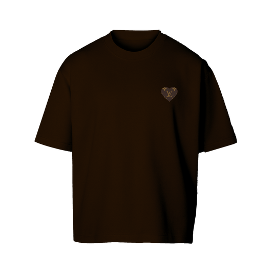 t-shirt brown heart 2