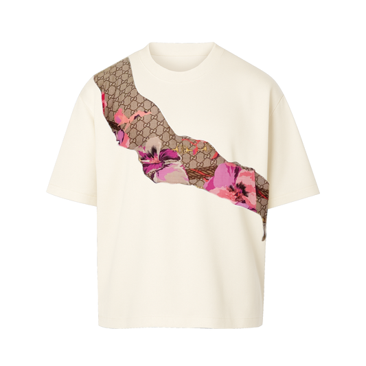 t-shirt white shawl 2