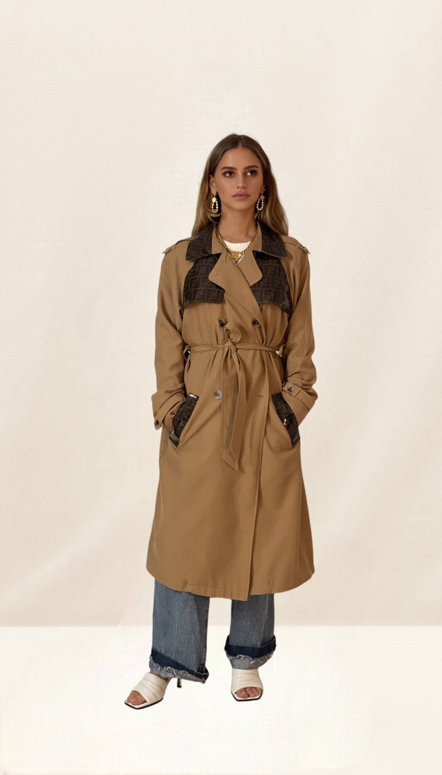 Trench brown caramel