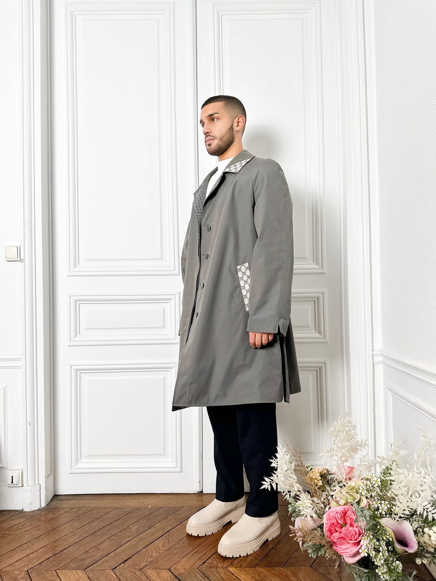 Trench grey polar