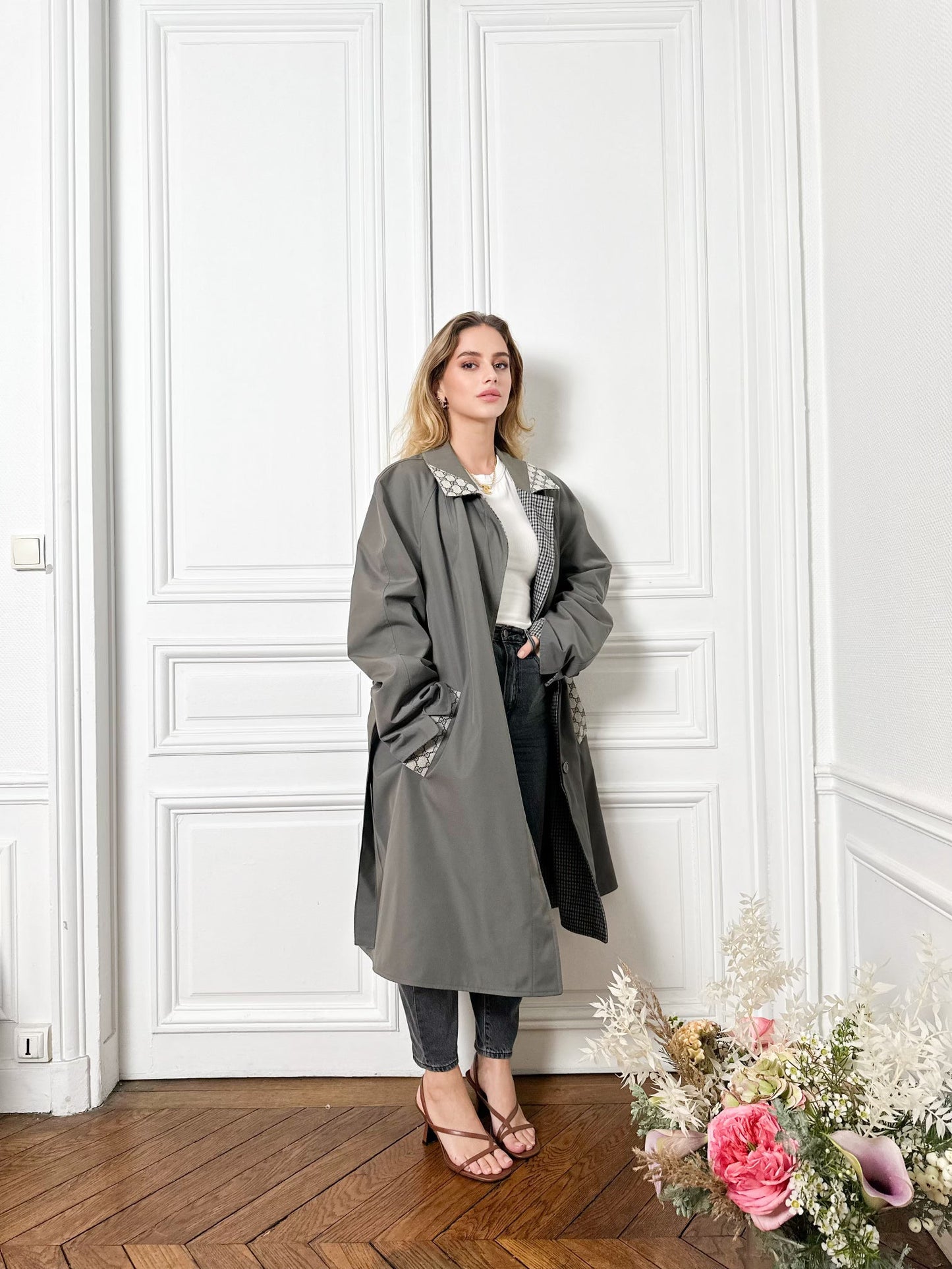 Trench grey polar