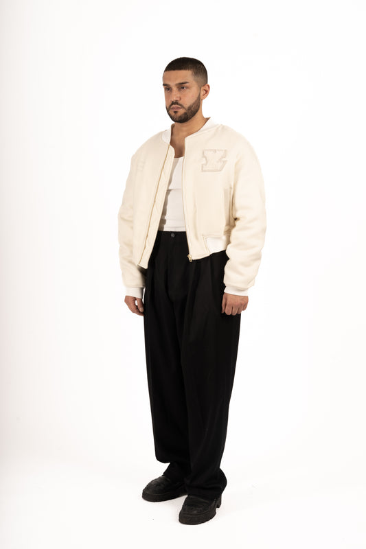 Bombers upcyclé Cream
