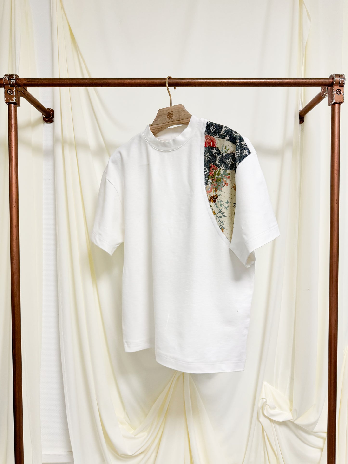 T-shirt exception fleuri 1
