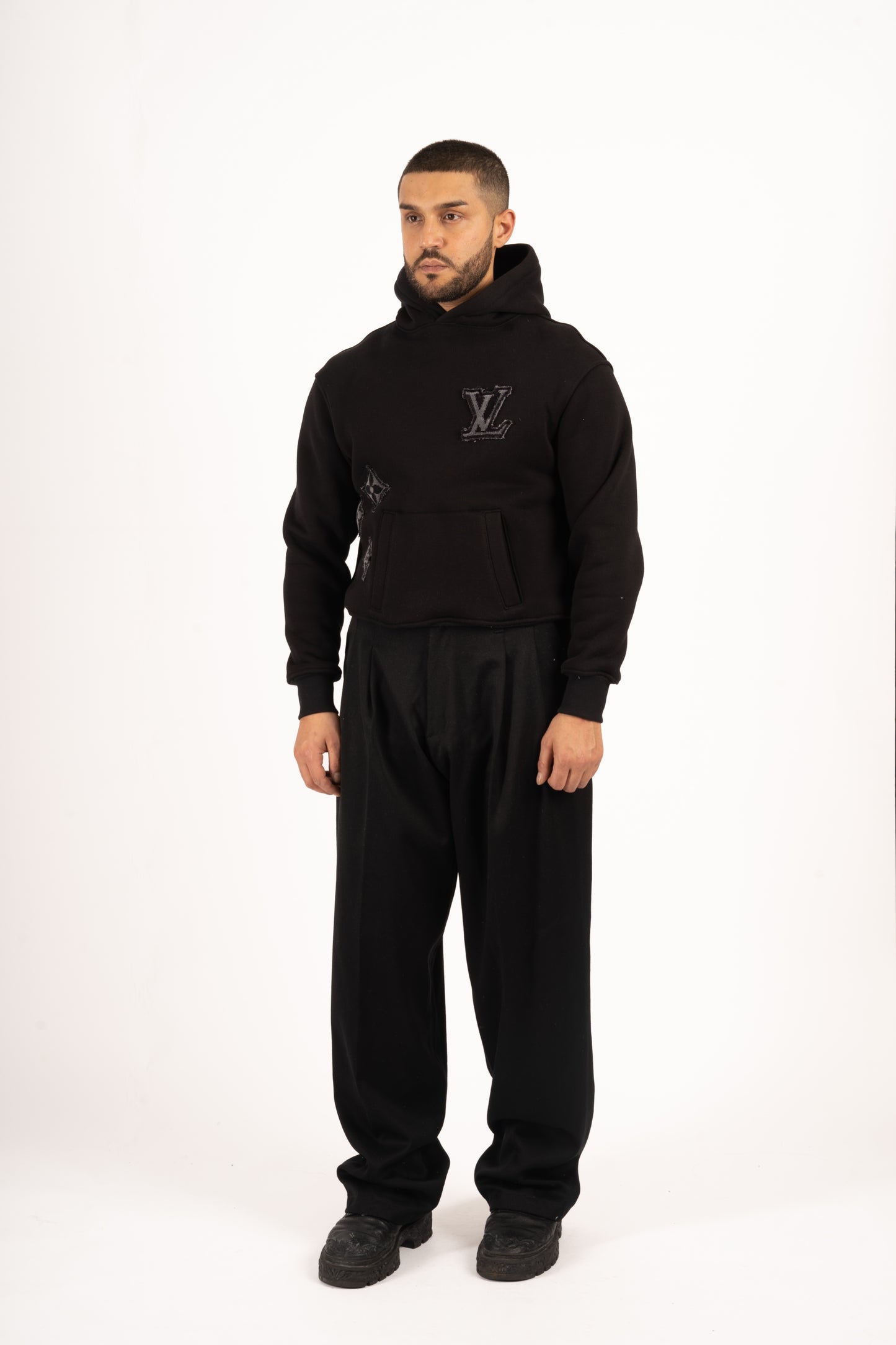 hoodie black Towel