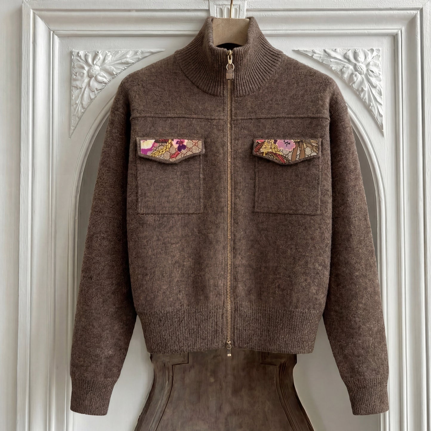 cardigan jacket brown 2