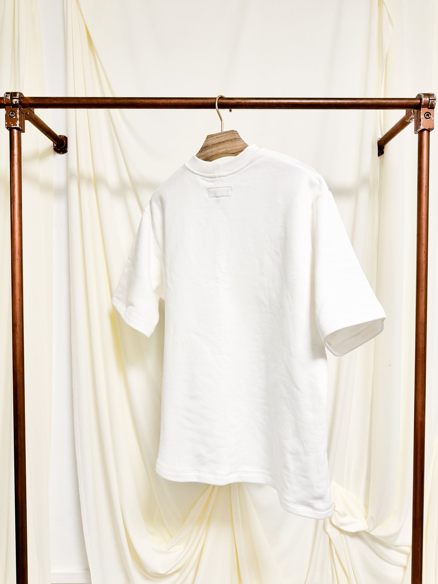 T-shirt towel bleu