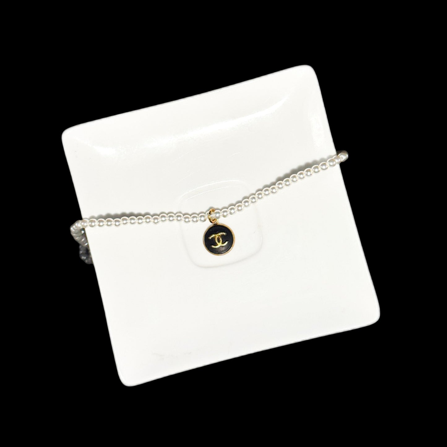 collier perle black