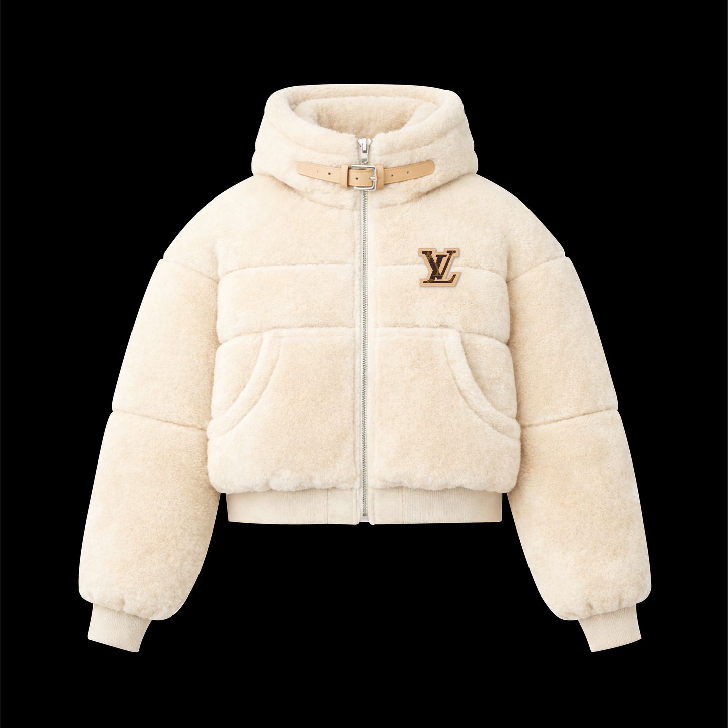 Puffer sherpa beige
