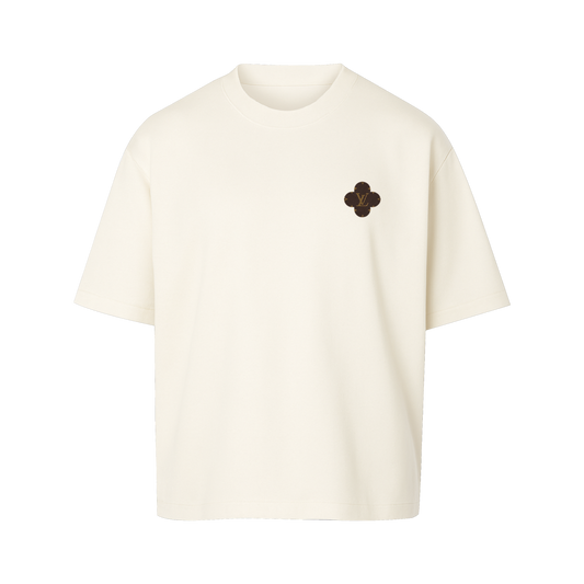 t-shirt white flower 2