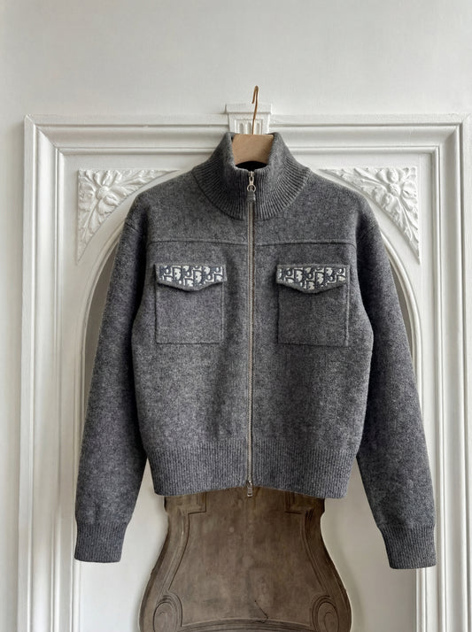 cardigan jacket grey 2