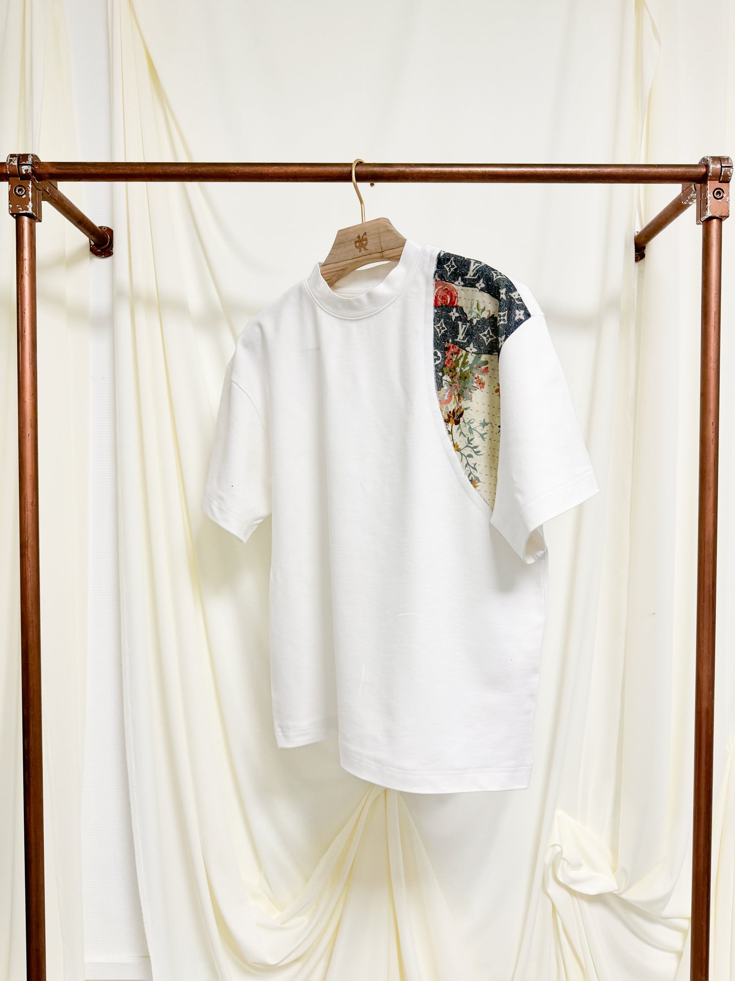 T-shirt exception fleuri 1