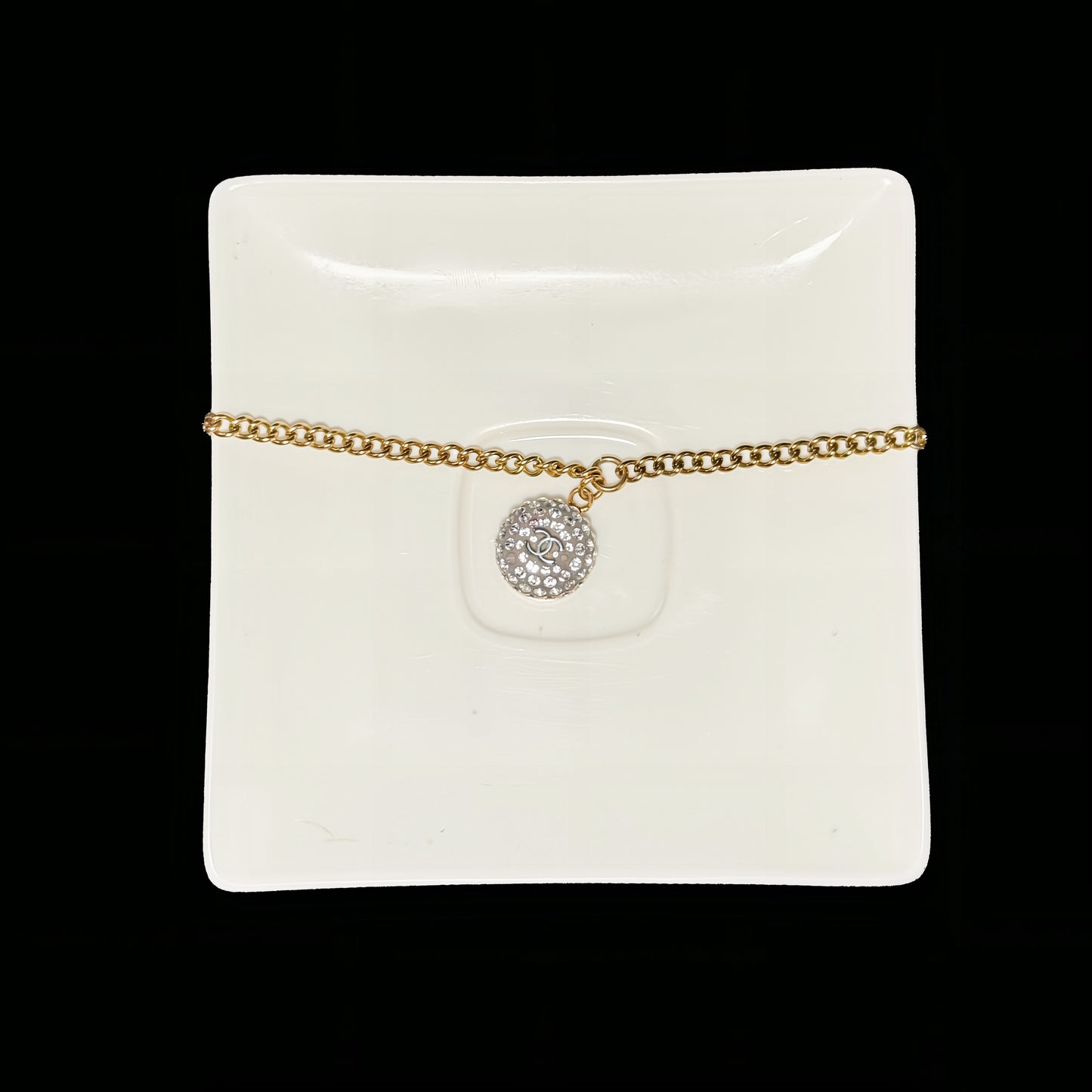 Pendentif golden cristal