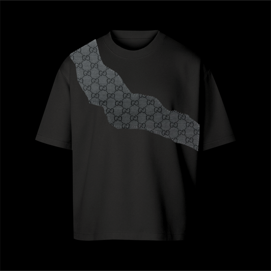 t-shirt black shawl carbon