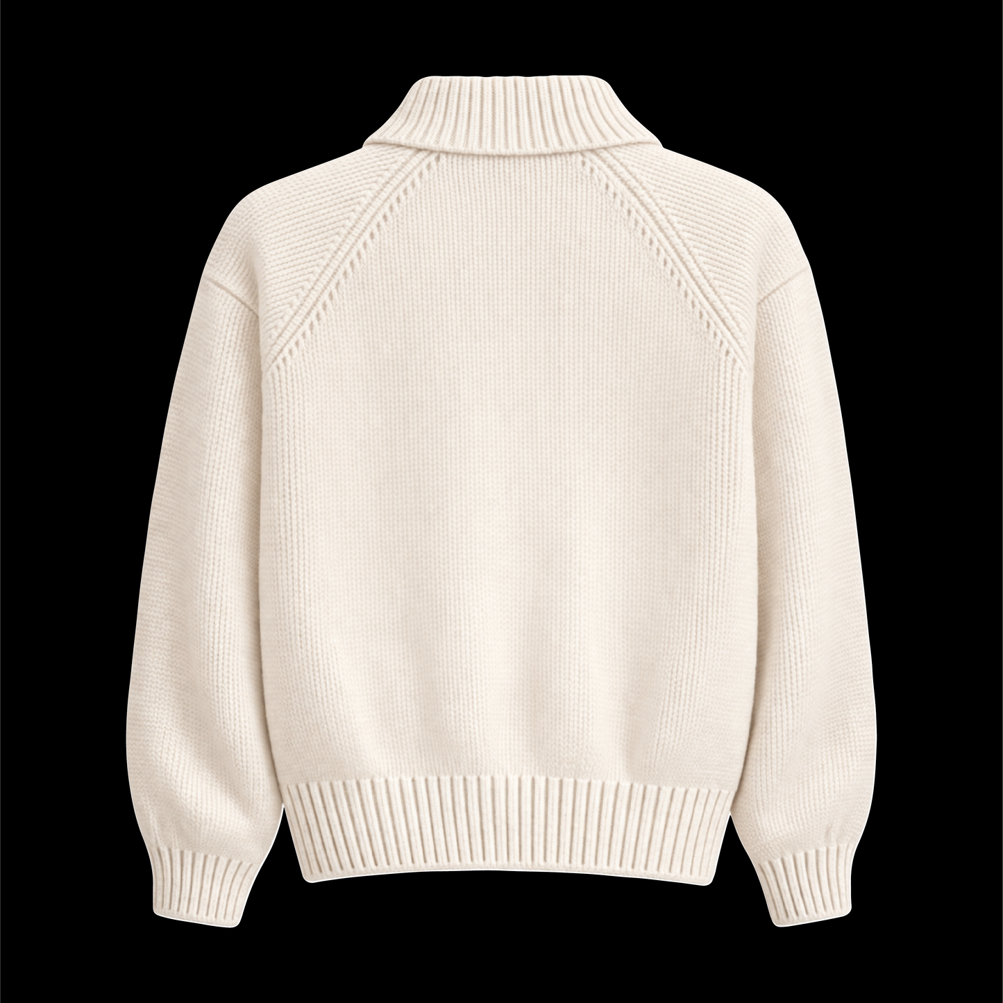 pull col zippé creme 2