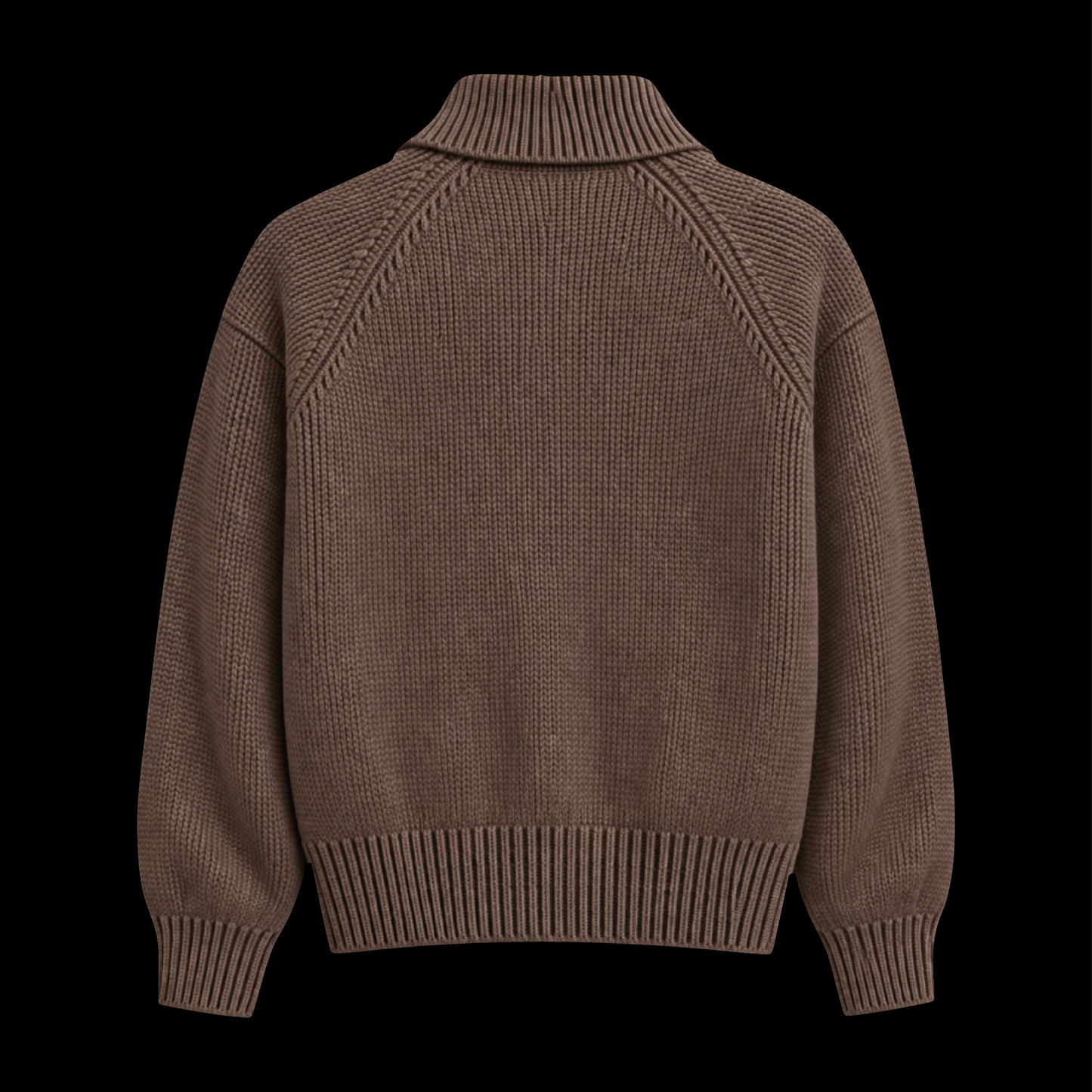 pull col zippé brown 2