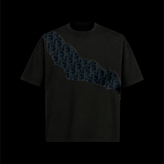 t-shirt black shawl night