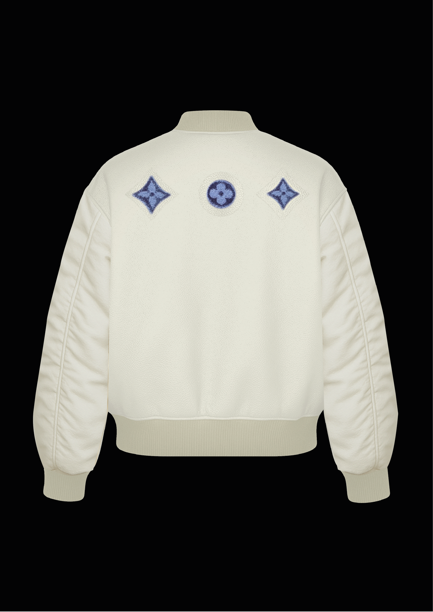 Bombers beige aviateur blue
