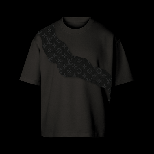 t-shirt black shawl
