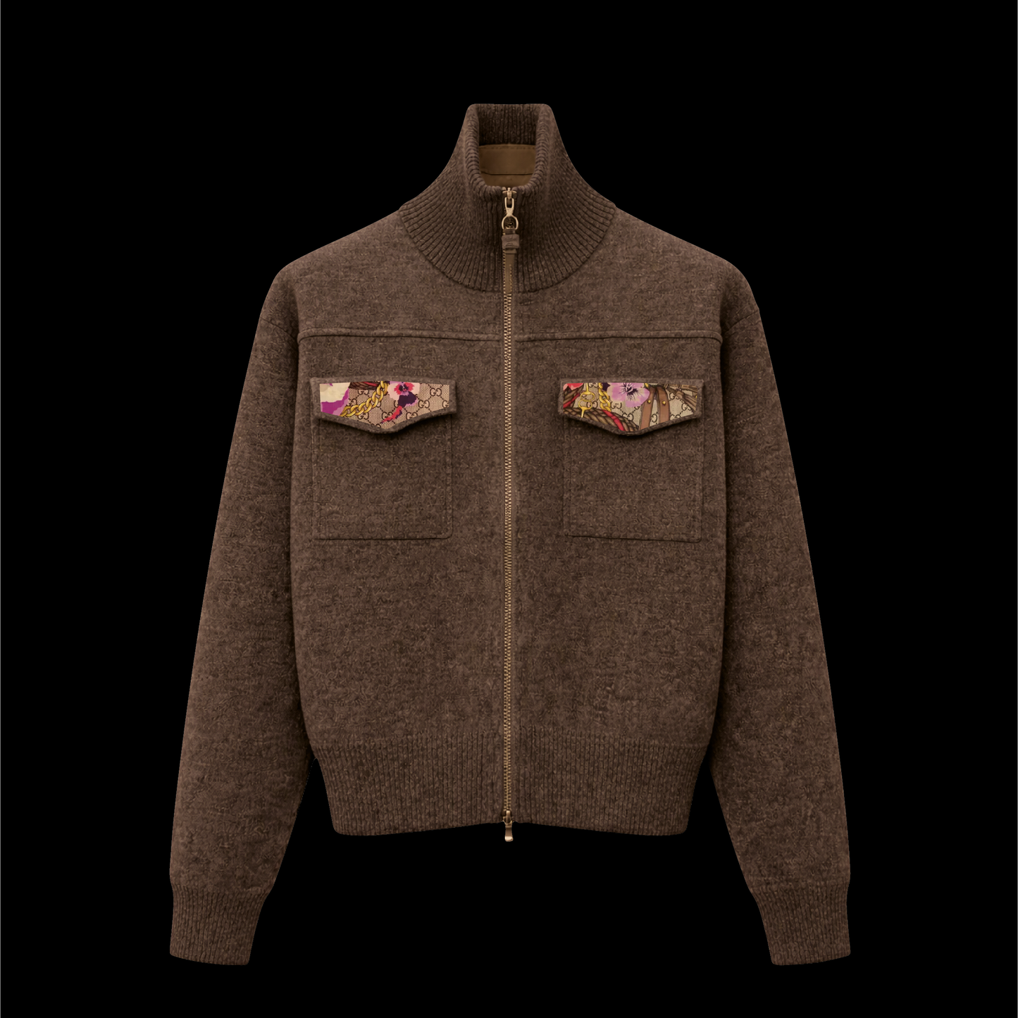 cardigan jacket brown 2