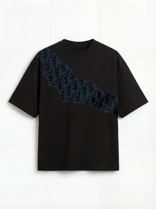 t-shirt black shawl night 2