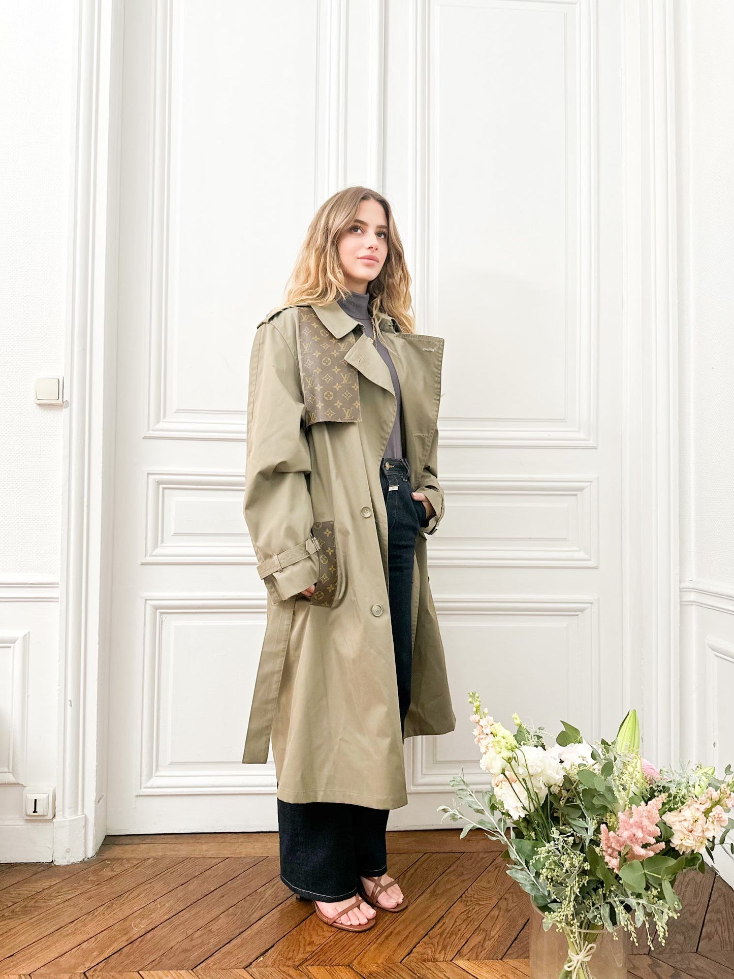 Trench kaki montagne