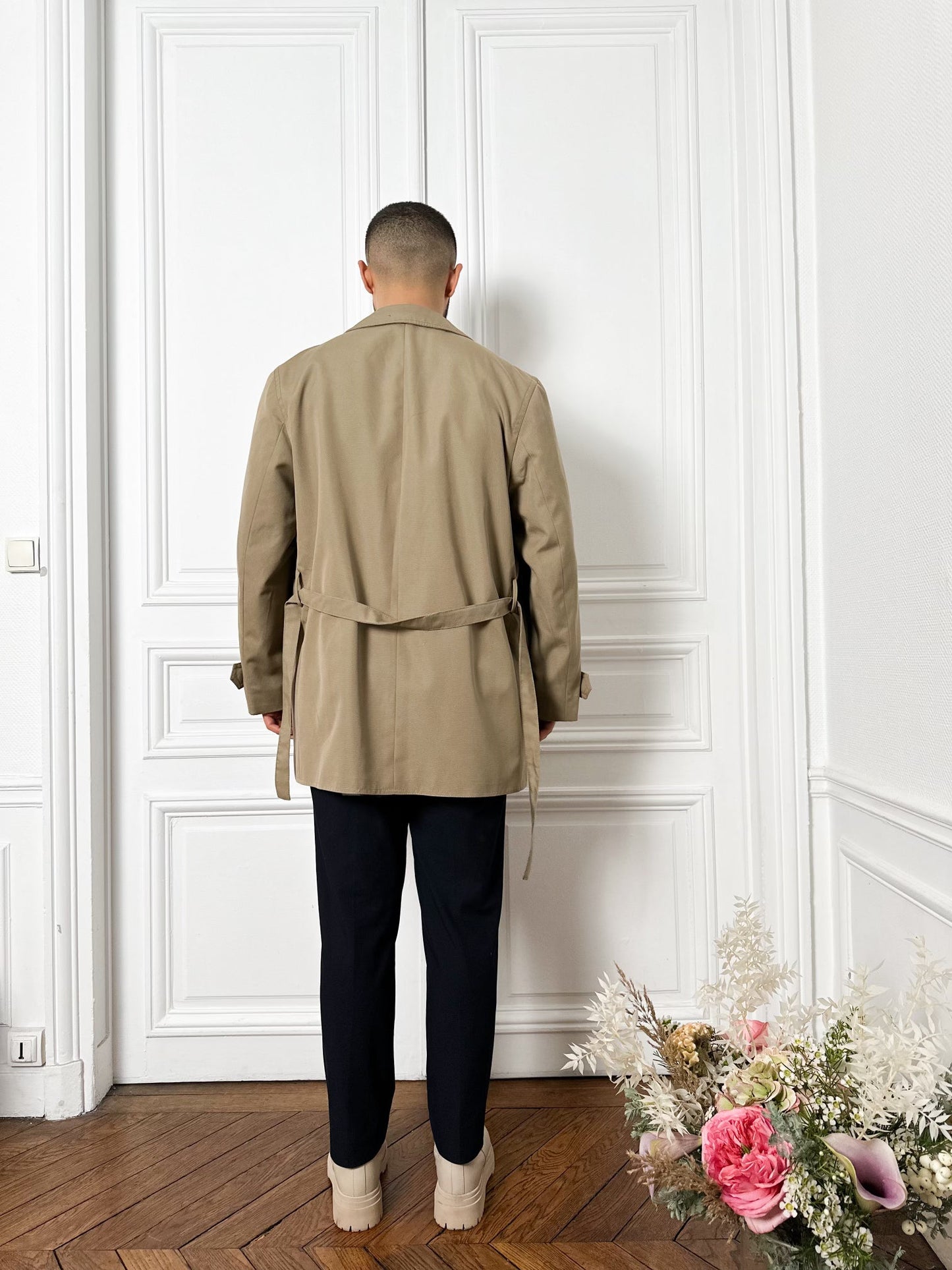 Trench beige miel