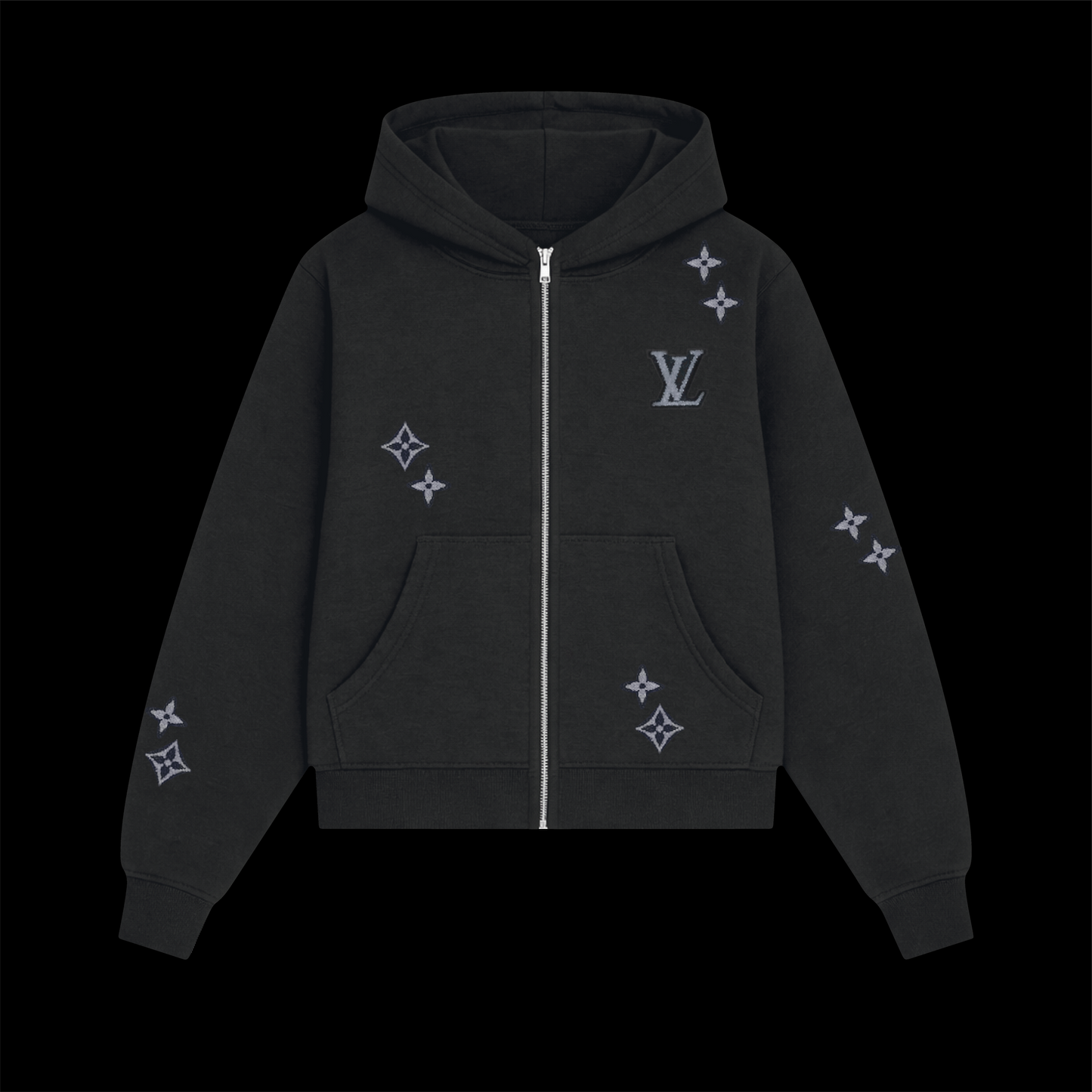 Zipper black towel 2