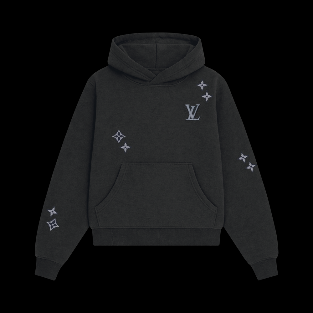 Hoodie black towel 2