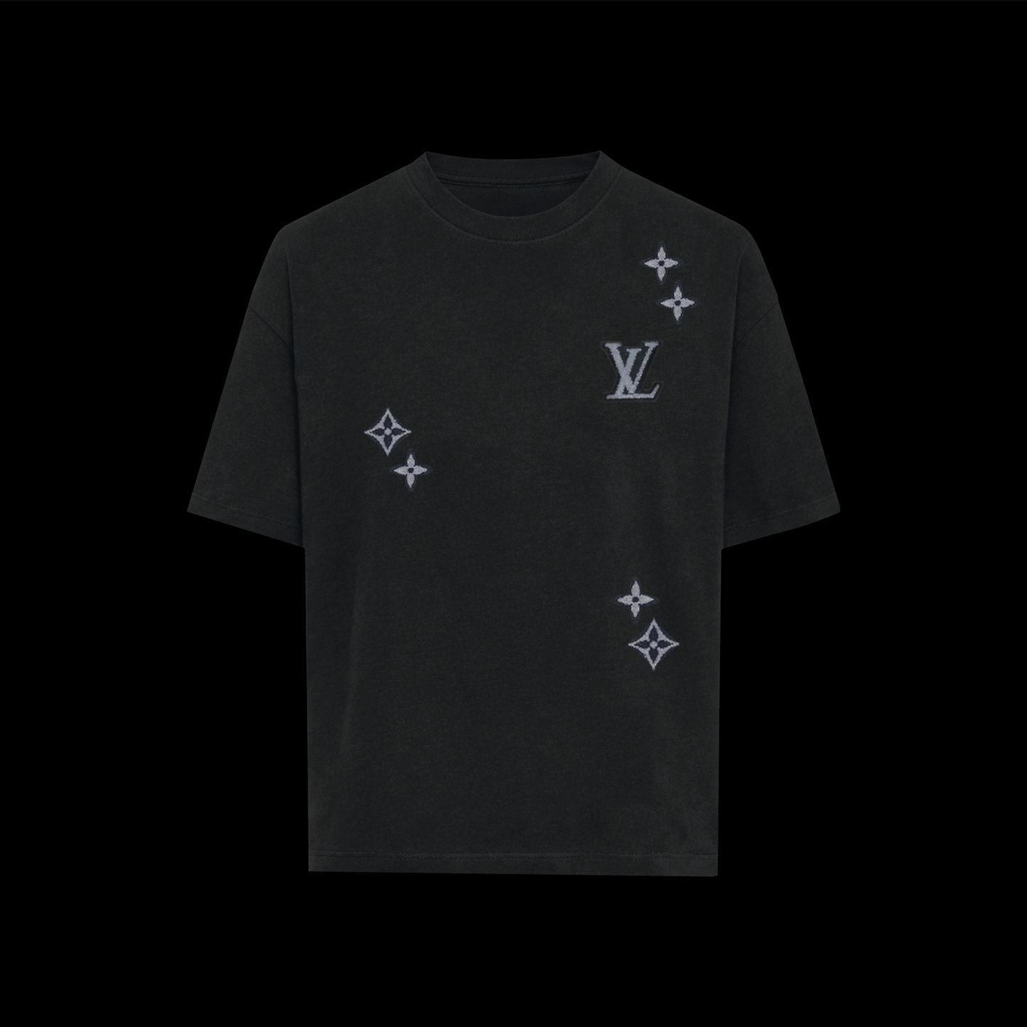 T-shirt noir towel 2